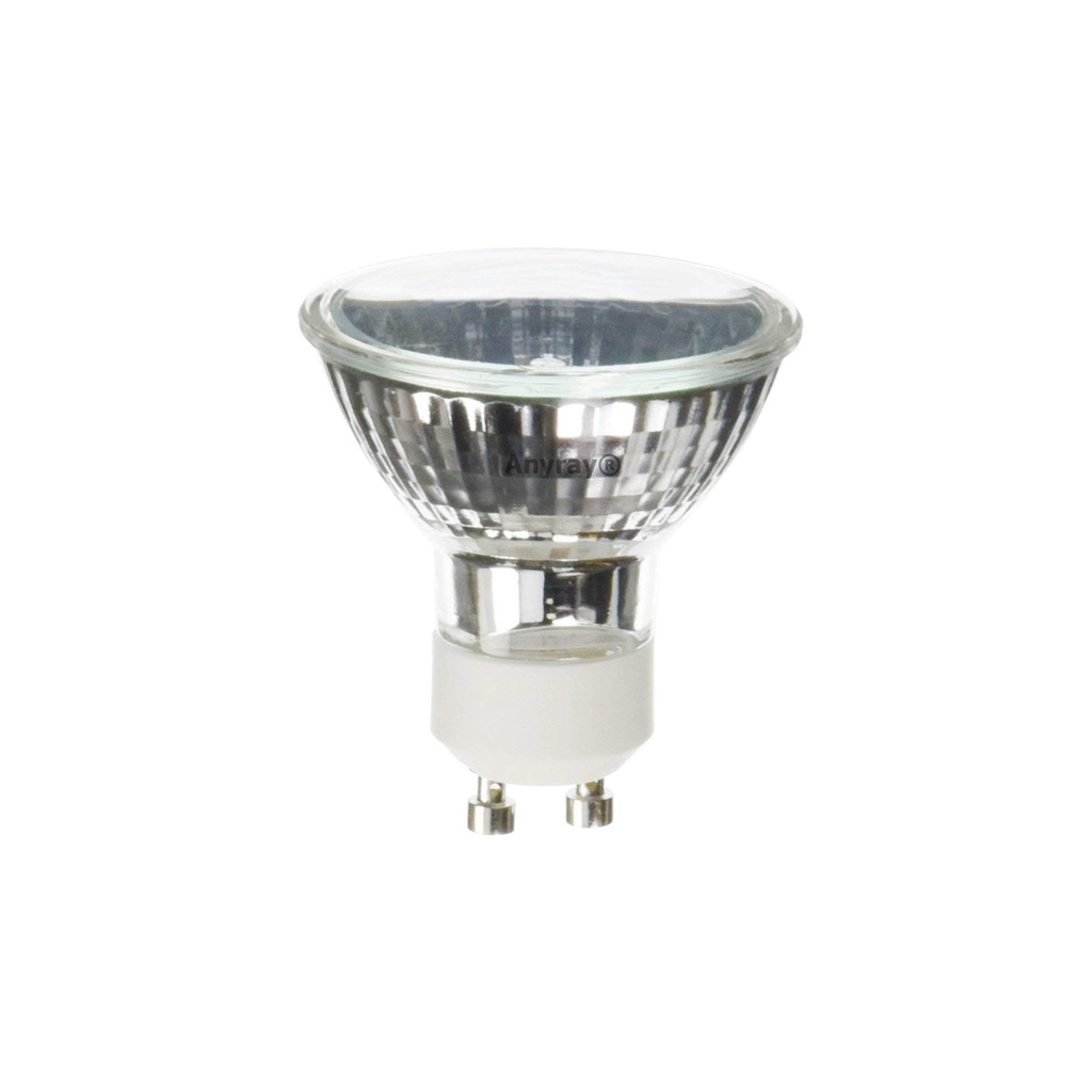 BOMBILLO HALOGENO GU10-130V, 35W, CLARO.