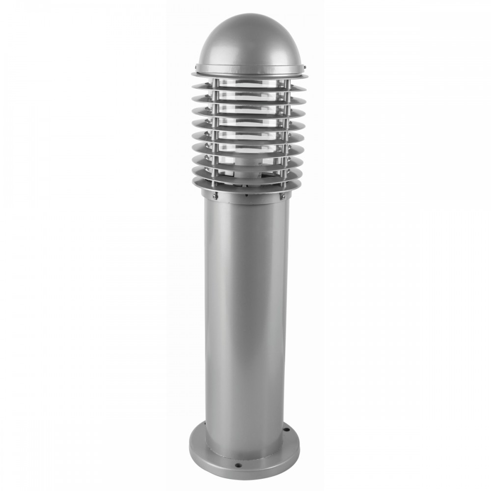 MINIPOSTE REDONDO ALUMINIO, SATIN. E26