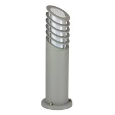 MINIPOSTE DIAGONAL ALUMINIO, SATIN. E26