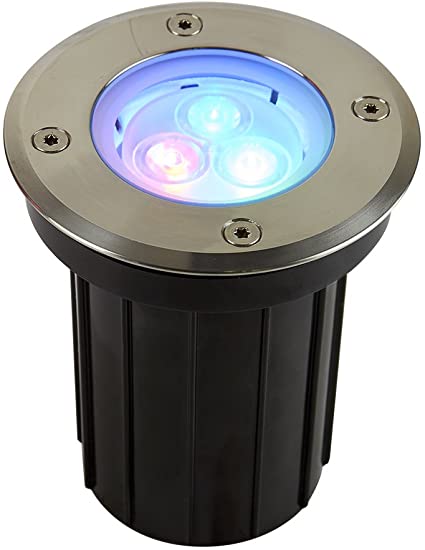 EMP. PISO RED. LED RGB P/DRIVER ELEC. AC.INOX.