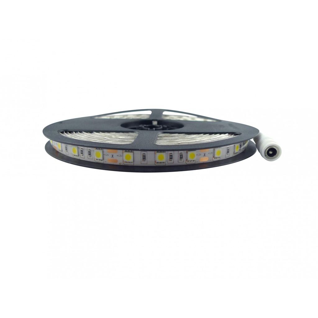 Tira flexible de LED 5050 SMD 12V IP65 Blanco Cálido