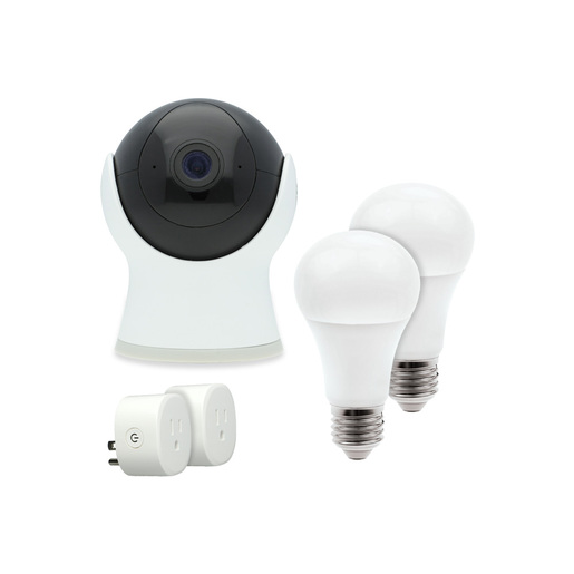 KIT DOMESTICO 2LAMP CAMARA 2SMART PLU