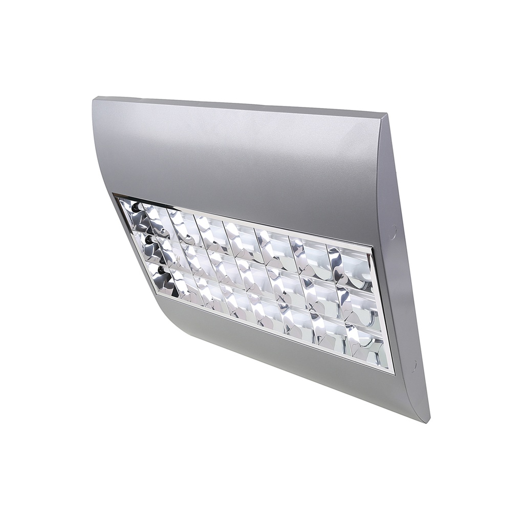 EMP. ELECTRONICO CUADRADO CURVO LOUVER, SATIN. F14T5