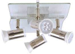 CANOPE CUÁDRUPLE CRISTAL RAYADO GU10-50/C