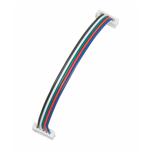 Cable c/doble conector de presión para tiras RGB