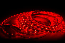 Tira flexible de LED 3528 SMD 127V IP45 Rojo