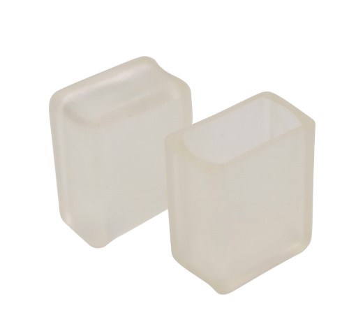 Set de 2 tapas fin plástica para manguera LED NEON