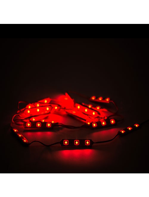 Módulos lineales 3 LED 5050 SMD12V IP65 Rojo