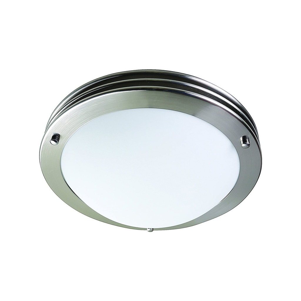 LUM. TECHO TRIPLE ANILLO, SATIN. E26