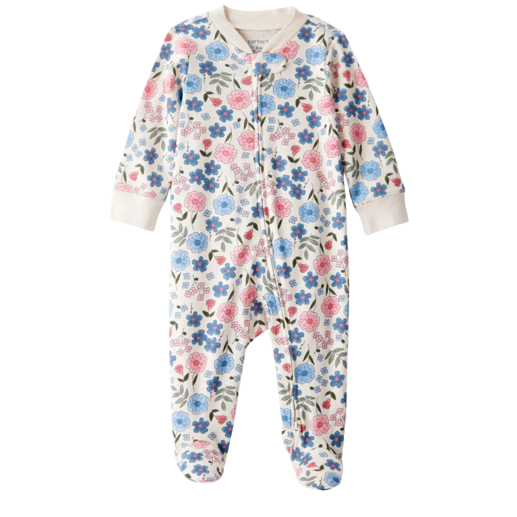 Pijama con estampado floral