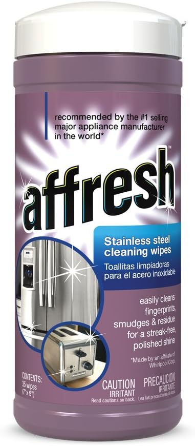 LIMPIADOR EN TOALLAS PARA ACERO INOX AFFRESH W10355049