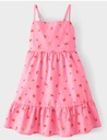 Vestido de tirantes con lazo en la parte trasera