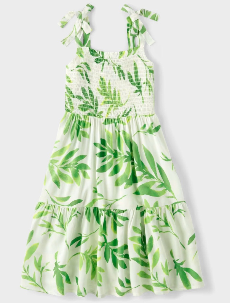 Vestido de tirantes estampado