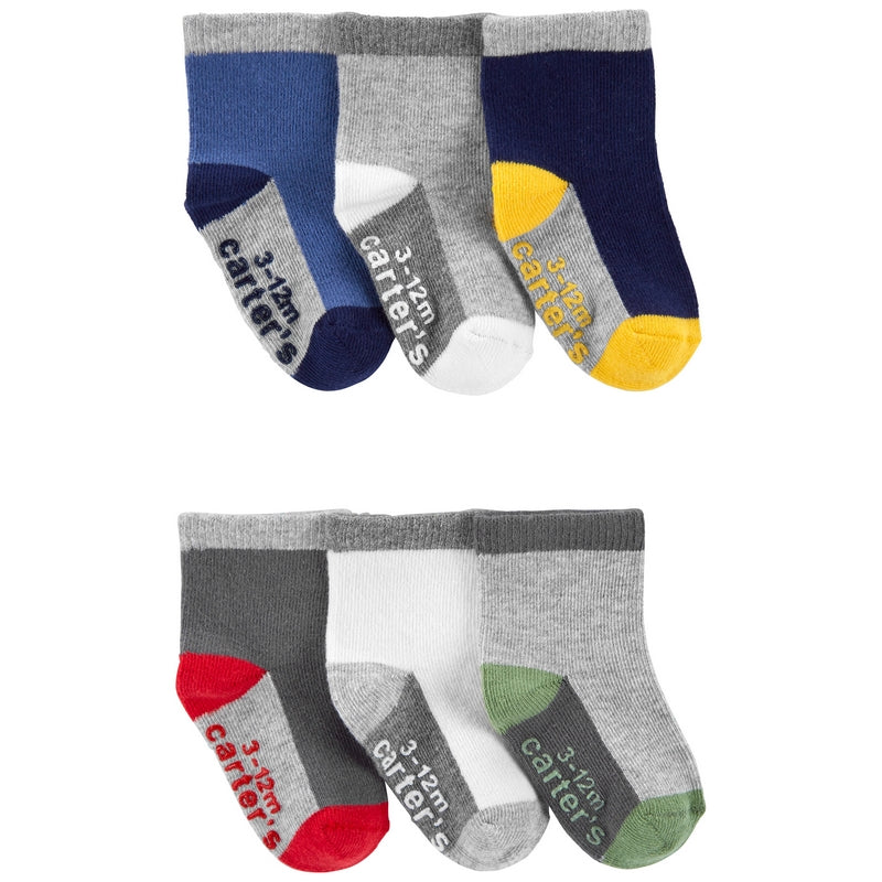 Set de 6 pares de medias