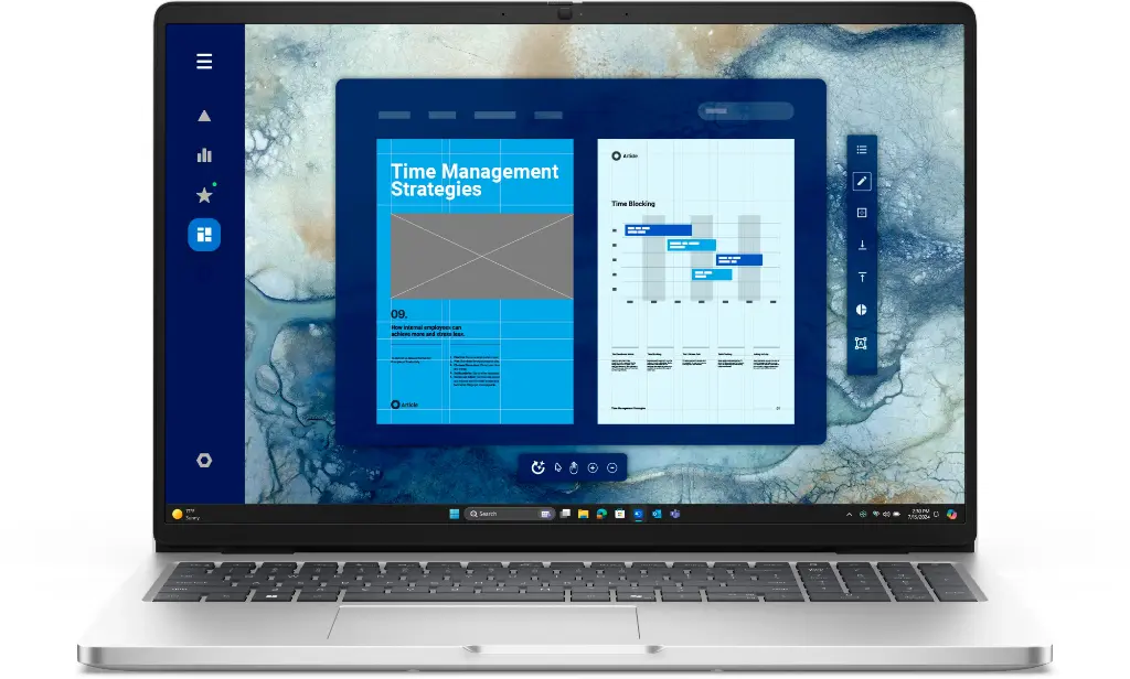 Laptop Dell Pro 16" Core Ultra 7 512GB SSD 16GB-RAM Win 11 Pro Plateada 3000195878917.6