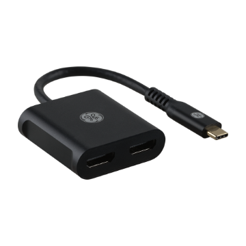 ADAPTADOR USB-C A DUAL HDMI NEGRO 81661 GE 81661