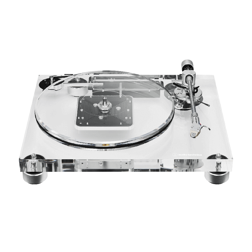 AUDIO TECHNICA AT-LPA2 TOCADISCO MANUAL AUDIO TECHNICA AT-LPA2 TRANSMISION POR CORREA DISEÑO ACRILICO AT-LPA2