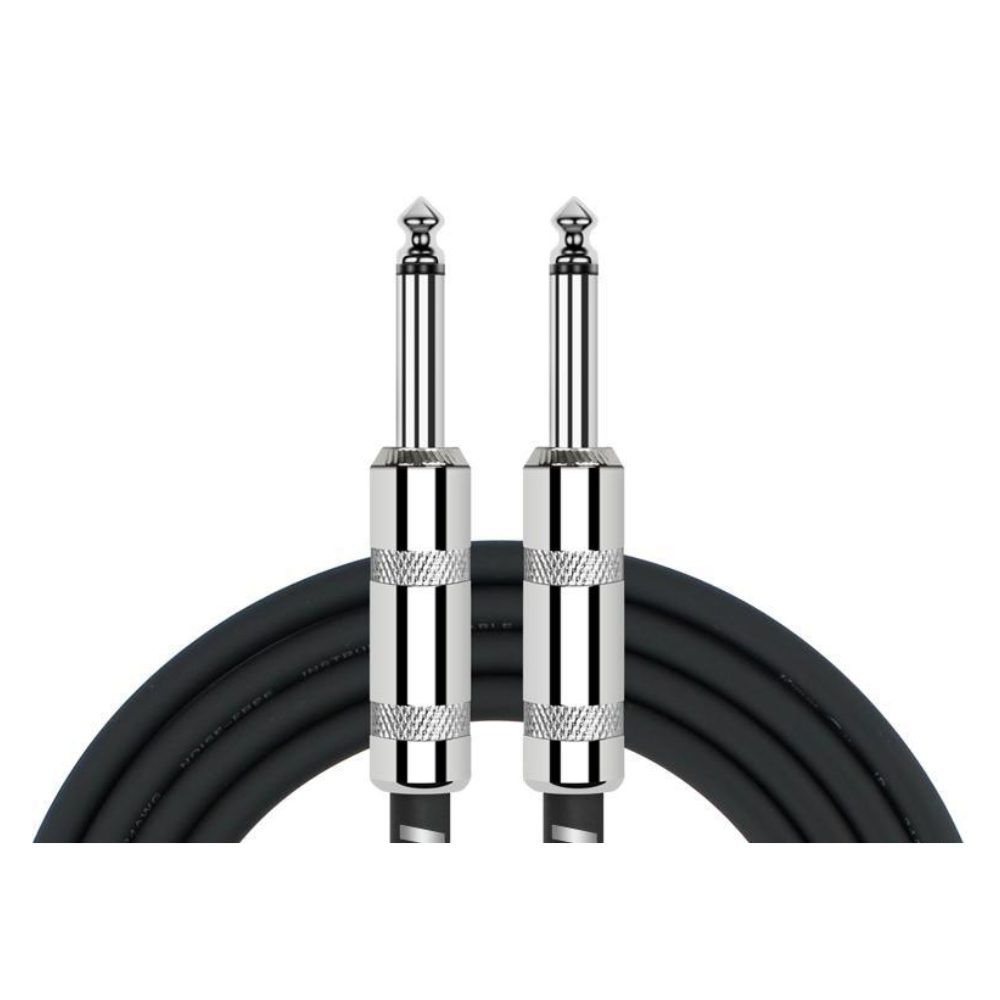 KIRLIN IPCV-241 3MBK CABLE INSTRUMENTO 1/4 A 1/4 3 MTS PVC IPCV-2413MBK