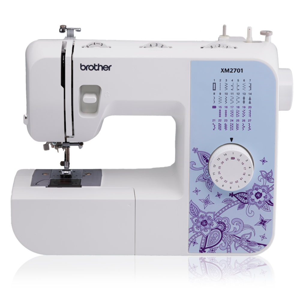 MAQUINA DE COSER MECANICA 27 PUNTADAS/63 FUNCIONES/ OJAL AUTOMATICO XM2701 BROTHER XM2701