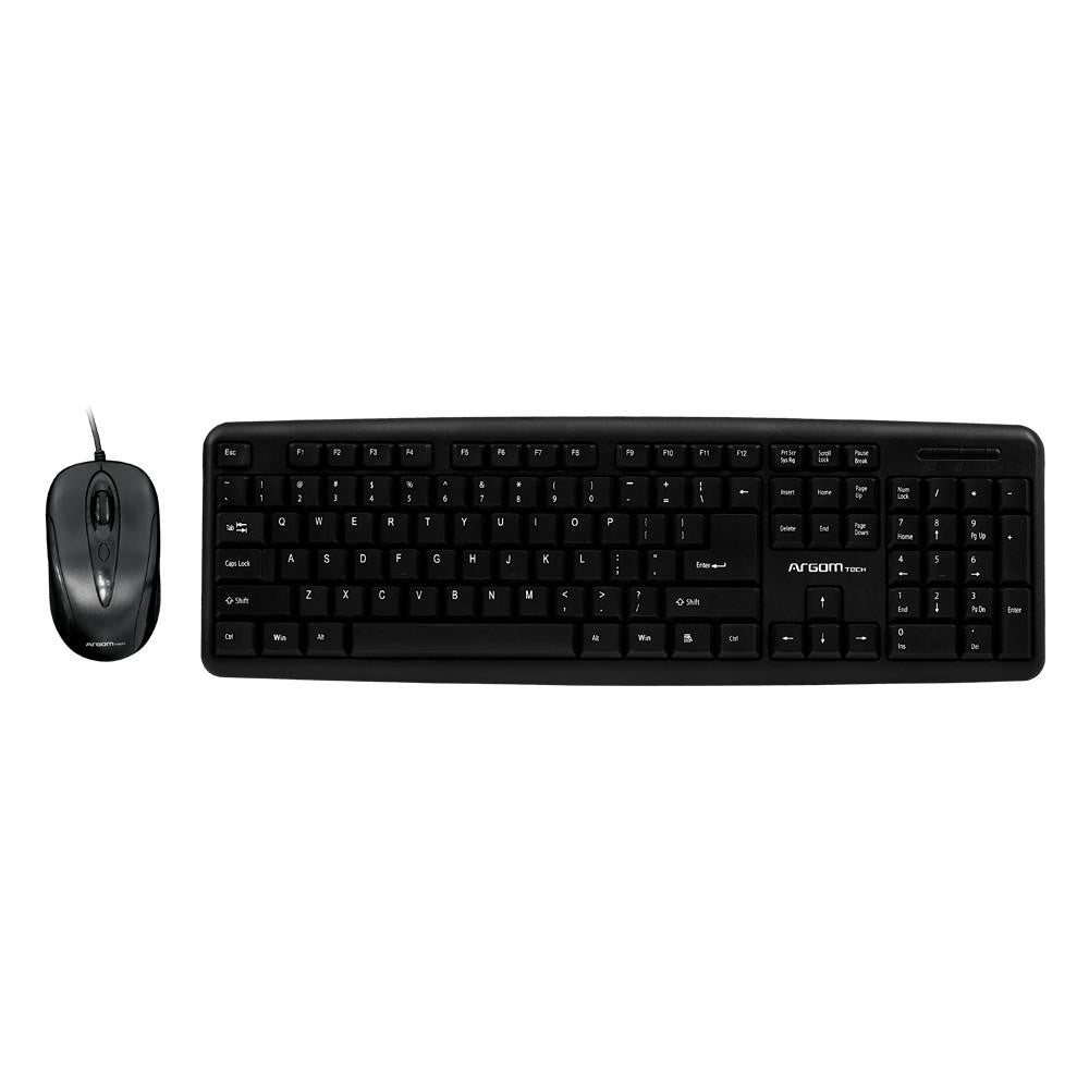 ARGOM ARG-KB-7428 TECLADO Y MOUSE CLASICO ARG-KB-7428