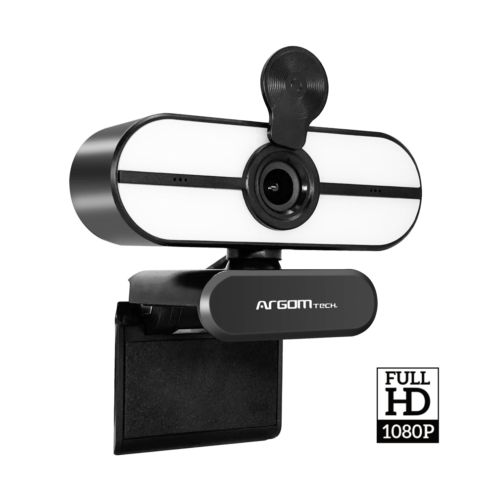 ARGOM WC-9145BK WEBCAM FULL HD LED LIGHT MIC INCORP. ARG-WC-9145BK