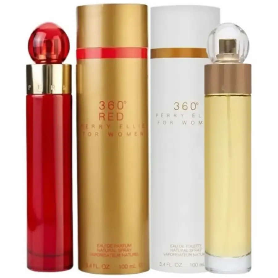 Combo Perfume Perry Ellis 360º Red EDP 100ml Mujer + Perfume Perry Ellis 360º EDT 100ml Mujer