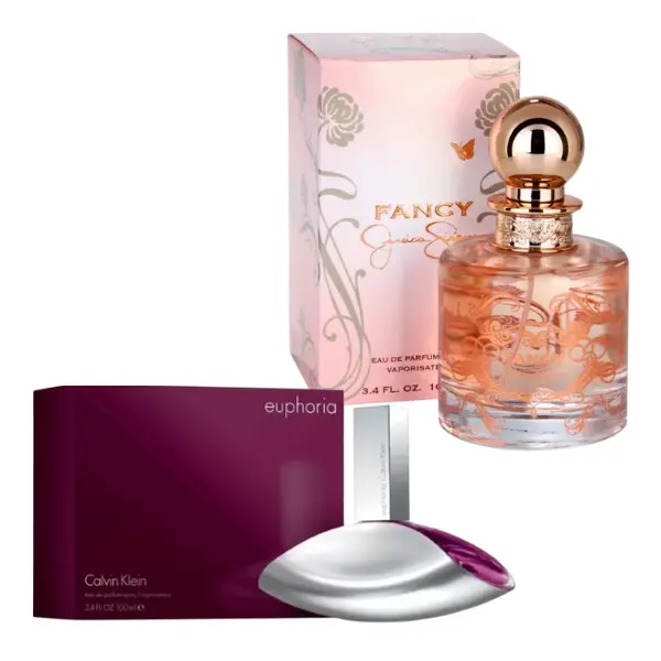 Combo Perfume Jessica Simpson Fancy EDP 100ml Mujer + Perfume Calvin Klein Euphoria EDP 100ml Mujer 