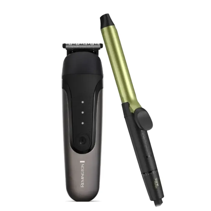 Combo Kit Multifuncion Remington Rostro Cuerpo + Rizadora de Cabello Remington Cerámica con Aguacate y Macadamia