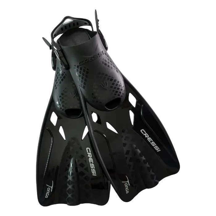Aletas de Buceo Cressi Tonga L/XL Negras CA285552