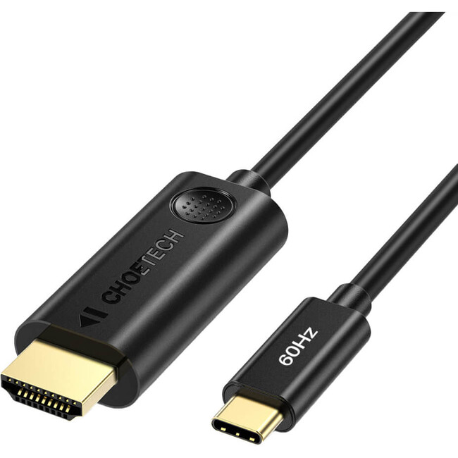 Cable HDMI a USB-C 1.8Mts, CH0019. Negro CH0019-BK