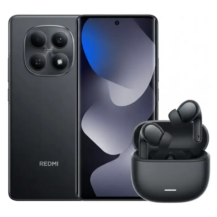 Combo Celular Xiaomi Redmi Note 15 LTE 128GB 6GB-RAM Negro + Redmi Buds 8 Lite Black 71620