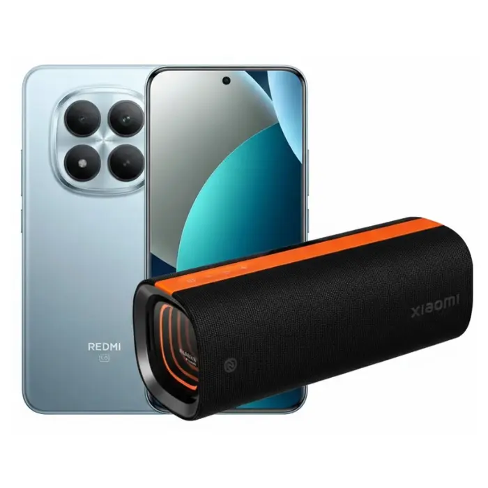 Combo Celular Xiaomi Redmi Note 15 Pro+ 5G 256GB 8GB-RAM Azul + Xiaomi Sound Party NS7-GL Black 65366