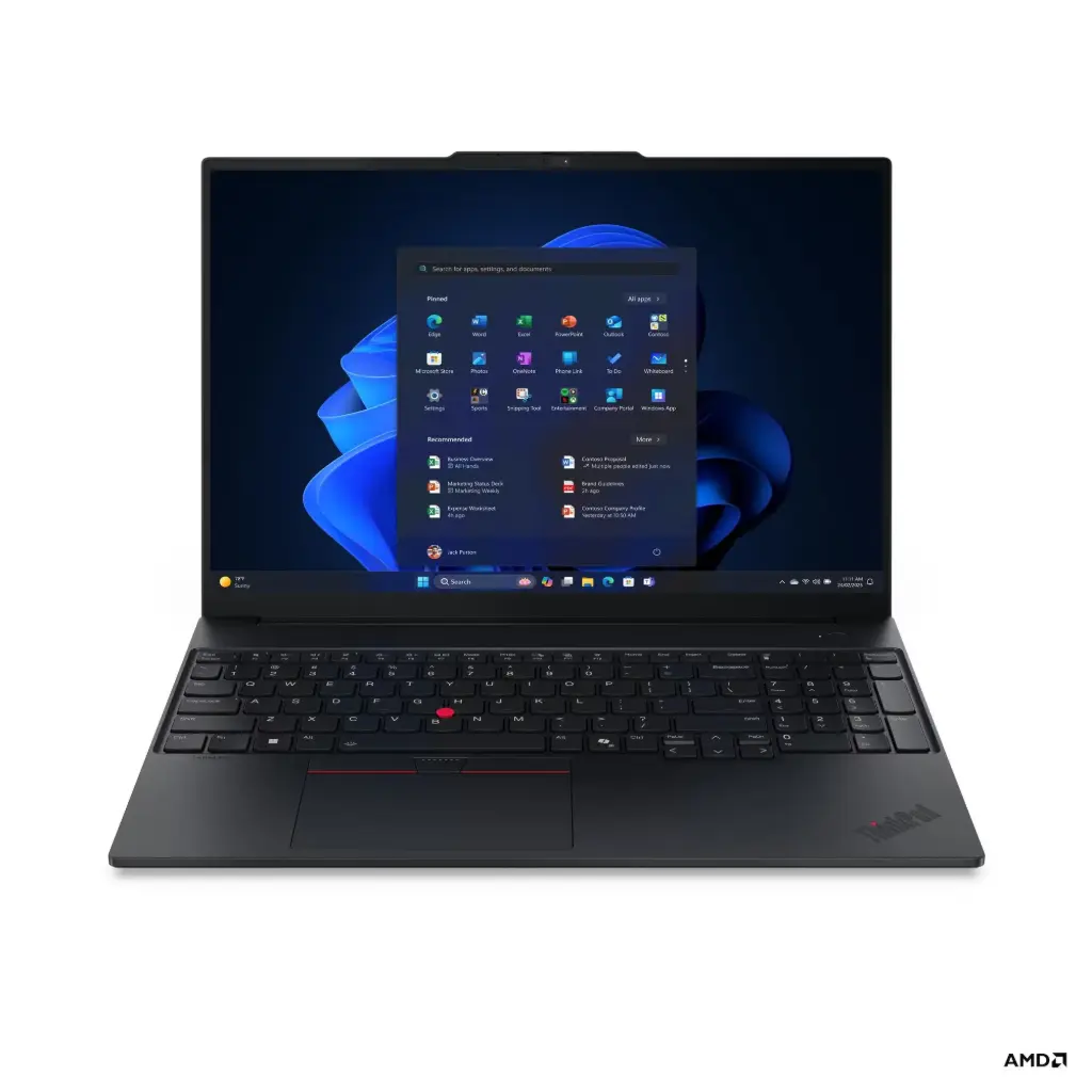 Laptop Lenovo ThinkPad E16 Gen 3 16″ Ryzen 7 512GB SSD 16GB-RAM Win 11 Pro Negra 21ST004WFJ