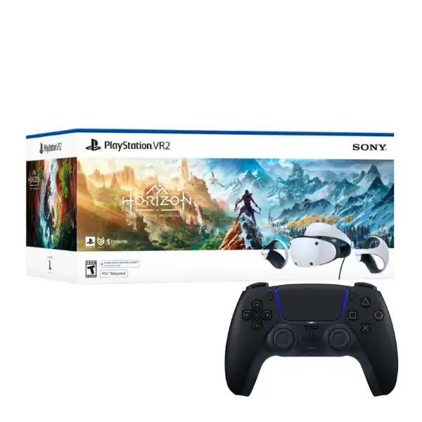 Combo Casco de Realidad Virtual Sony PlayStation VR2 - Horizon Call of the Mountain Bundle + Control PlayStation 5 DualSense Negro 