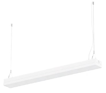 Lámpara Lineal LED Interconectable 1.20 m. de Longitud, 38 W, Luz Blanca Ajustable, 2 en 1, No atenuable, LED integrado