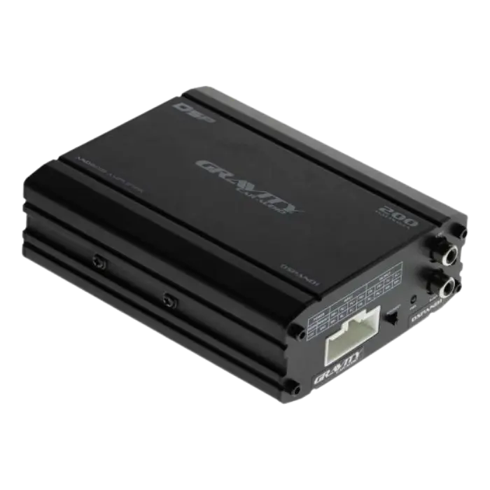 Amplificador para Radio Gravity DSP 200W Android Negro ACGVT-DSPAND1