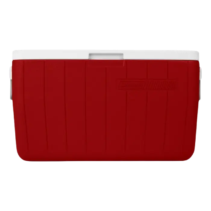 Hielera Coleman Chiller 5848 45Lts Plástico Roja/Blanco 2209886