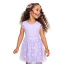 Vestido flores con elastico cintura con tutu