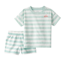 Conjunto 2 Piezas Tiburón Rayado Celeste