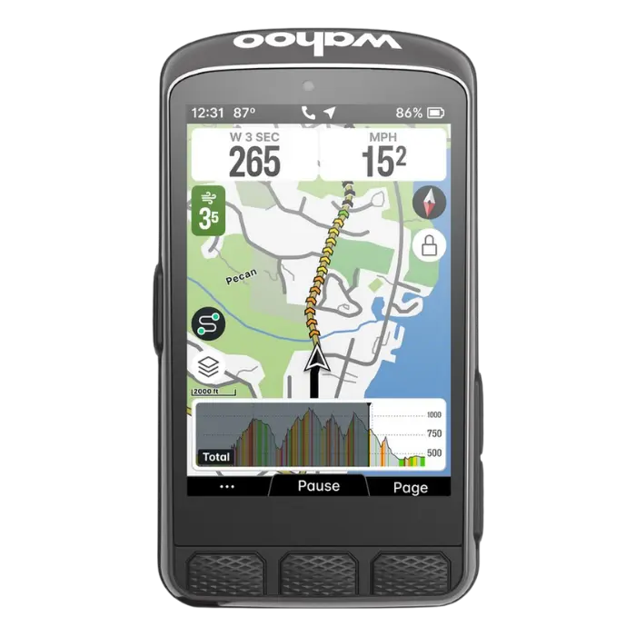 Ciclocomputador Wahoo Elemnt Ace 3.8″ GPS Negro WFCC7