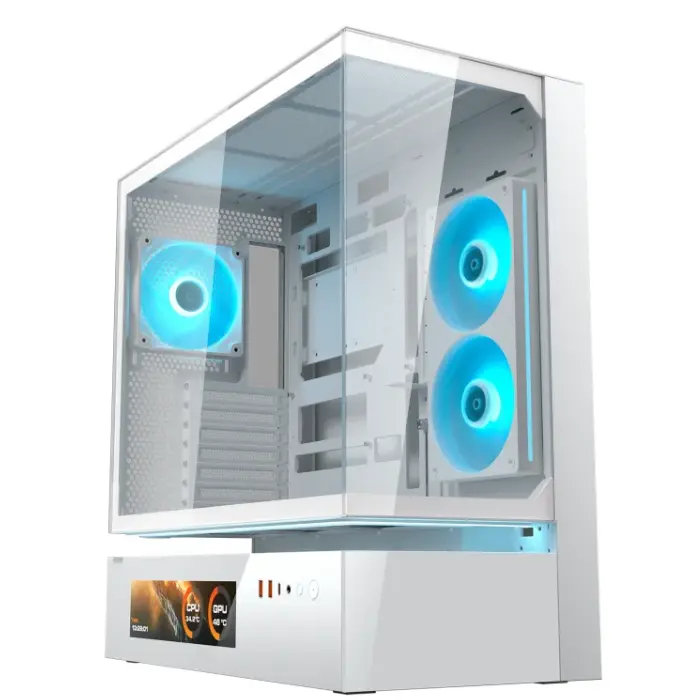 Case COUGAR CFV235 Vision White Mid Tower Case 382DA40.0004