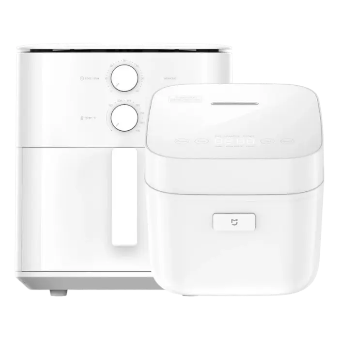 Xiaomi Air Fryer Essential 6L + Xiaomi Multifunctional Rice Cooker 1.5L US White