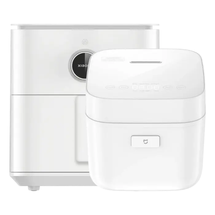 Xiaomi Smart Air Fryer 6.5L - Blanco + Xiaomi Multifunctional Rice Cooker 1.5L US White