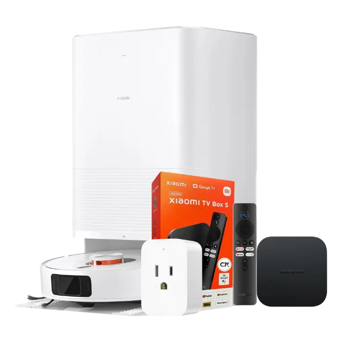 Xiaomi Robot Vacuum X20 Pro + MI Box S 2nd Gen + Xiaomi Smart Plug 2