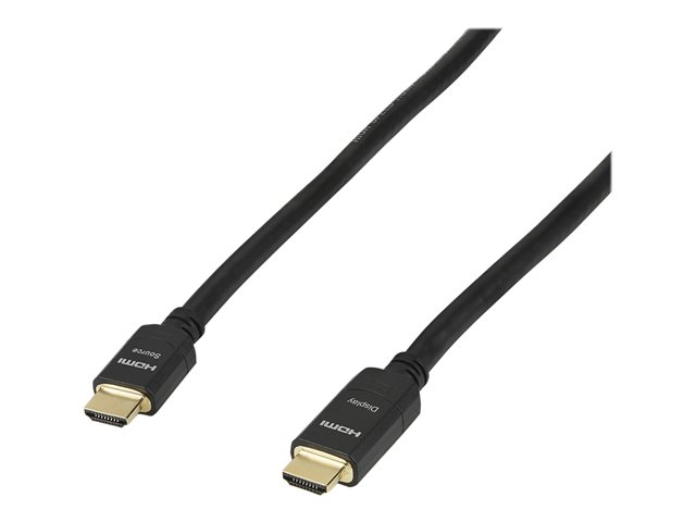 StarTech.com Cable HDMI de alta velocidad Activo CL2 24AWG de 20m - Cable HDMI de Instalación de Pared UltraHD 4kx2k (HDMM20MA) 