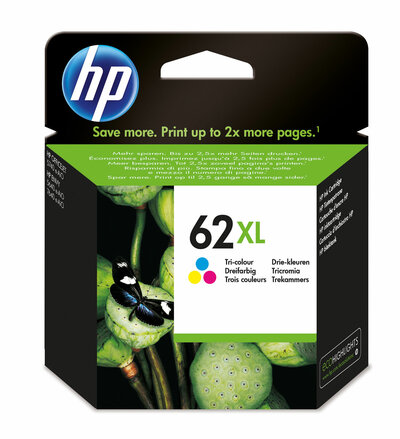 Cartucho de Tinta Tricolor HP 62XL 11.5ml C2P07AL