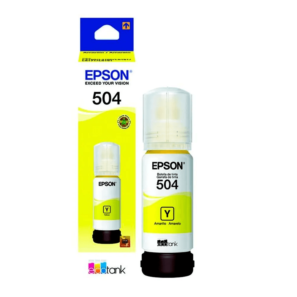 Botella Tinta Amarillo Epson T504 70ml T504420-AL