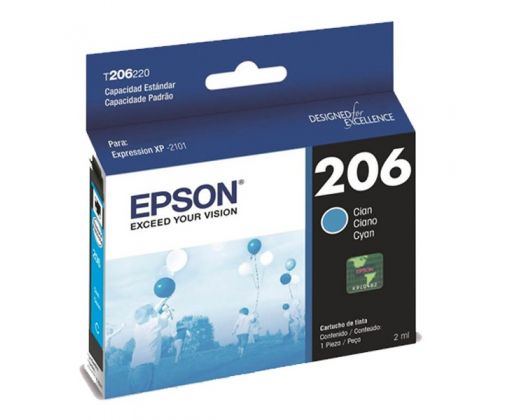 Cartucho de Tinta Cian Epson T206 T206220-AL