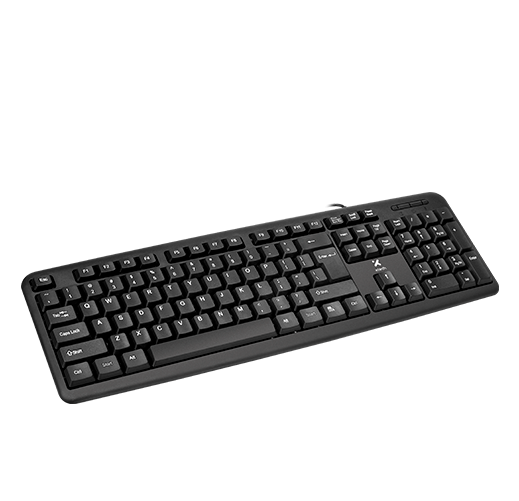Teclado XTech USB Inglés Negro XTK-092E