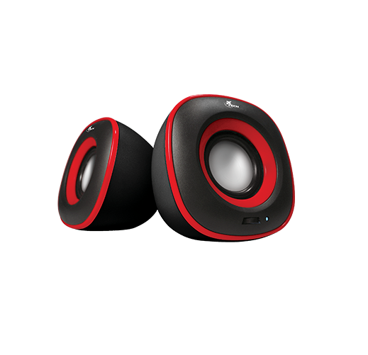 Parlantes XTech Estéreo USB Rojo XTS-115RD
